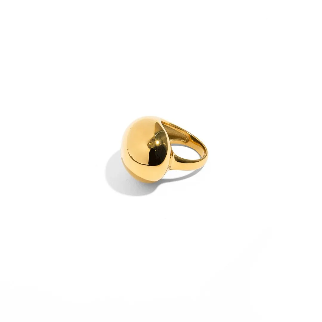 SOUL GOLDEN CHUNKY RING