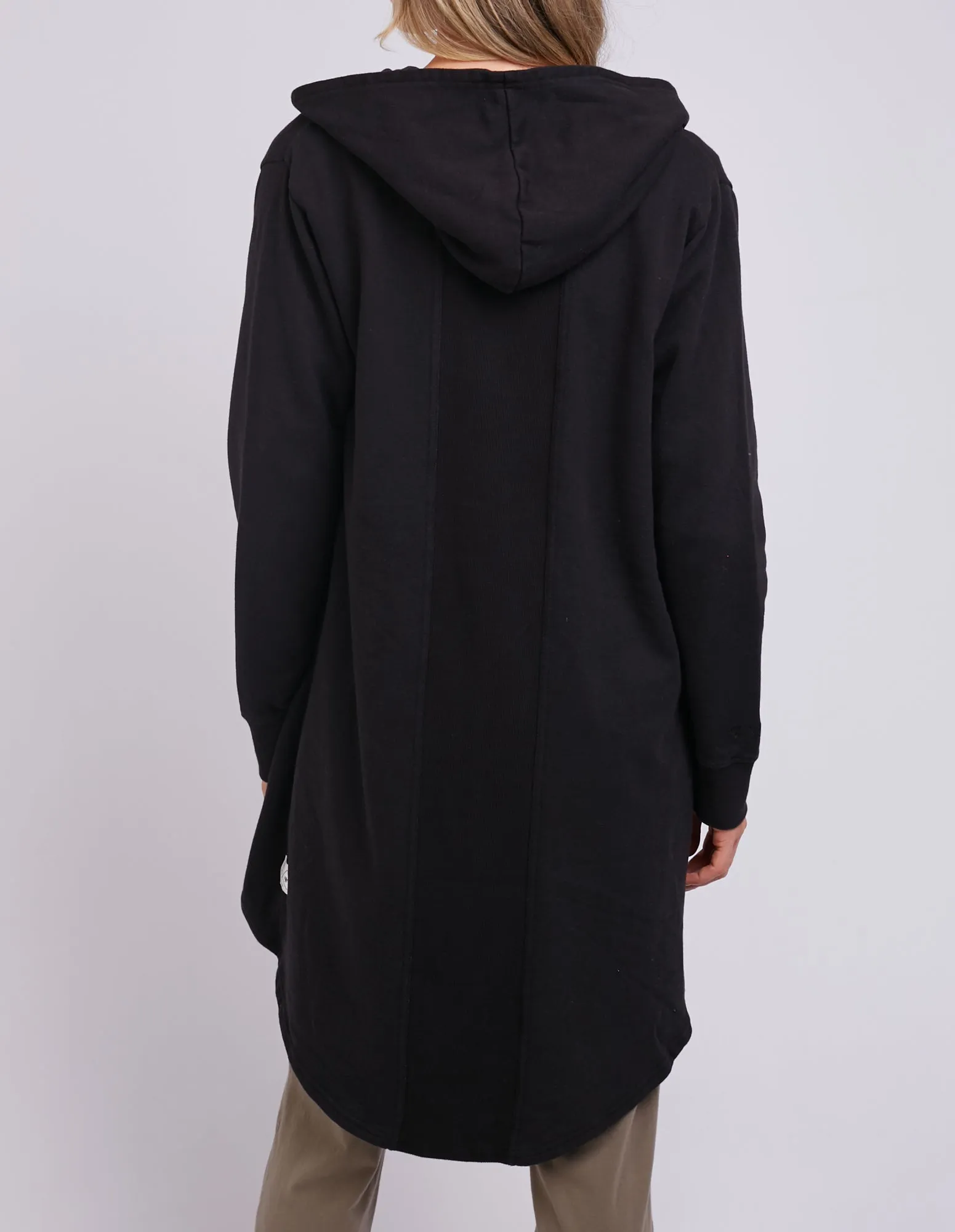 Stella Zip Hood Cardi Black