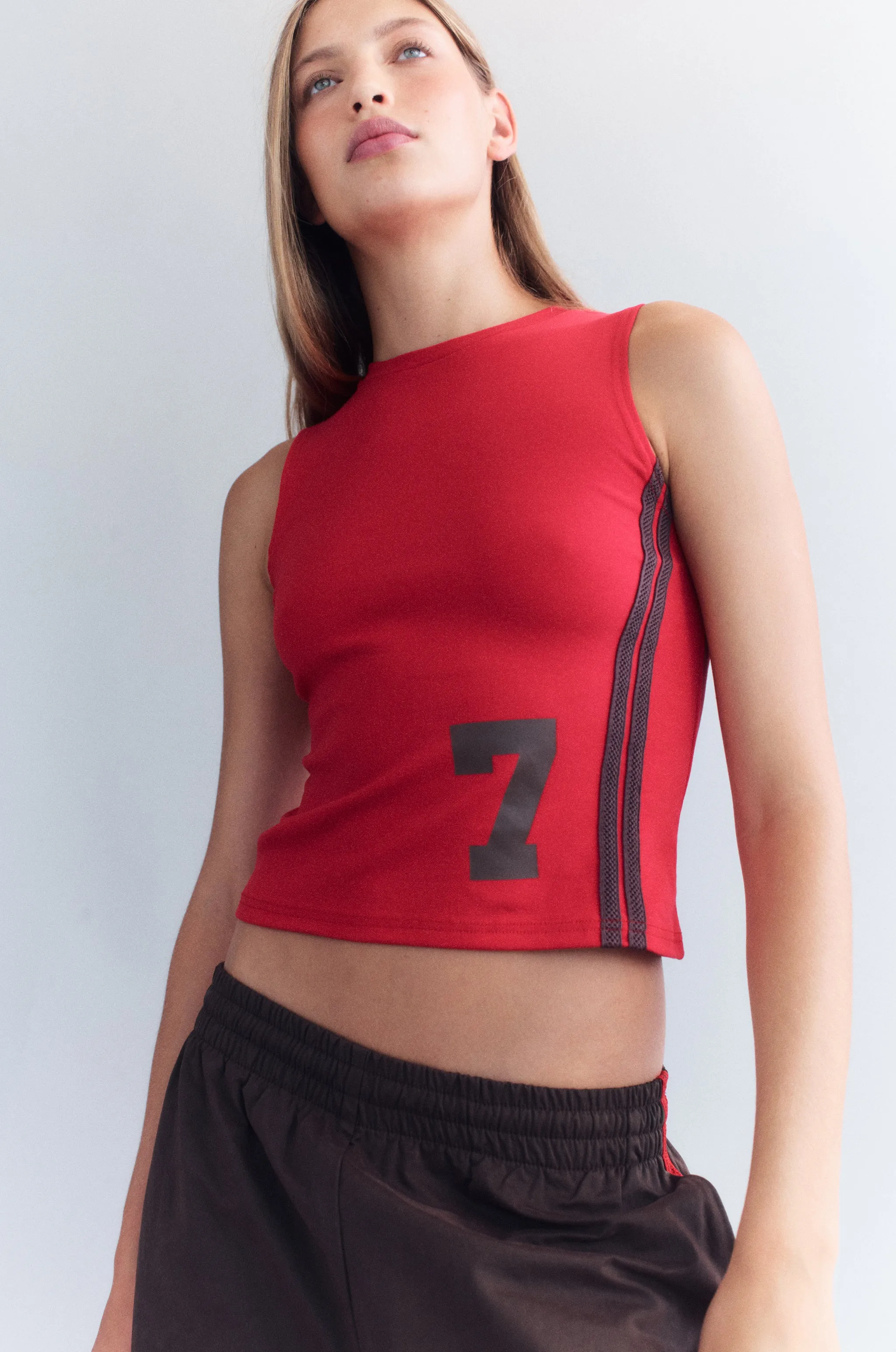 Straight Sevens Tank | Red