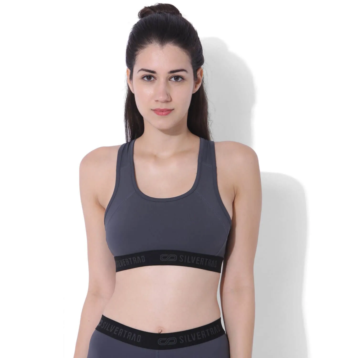 Tech Flex Sports Bra Grey