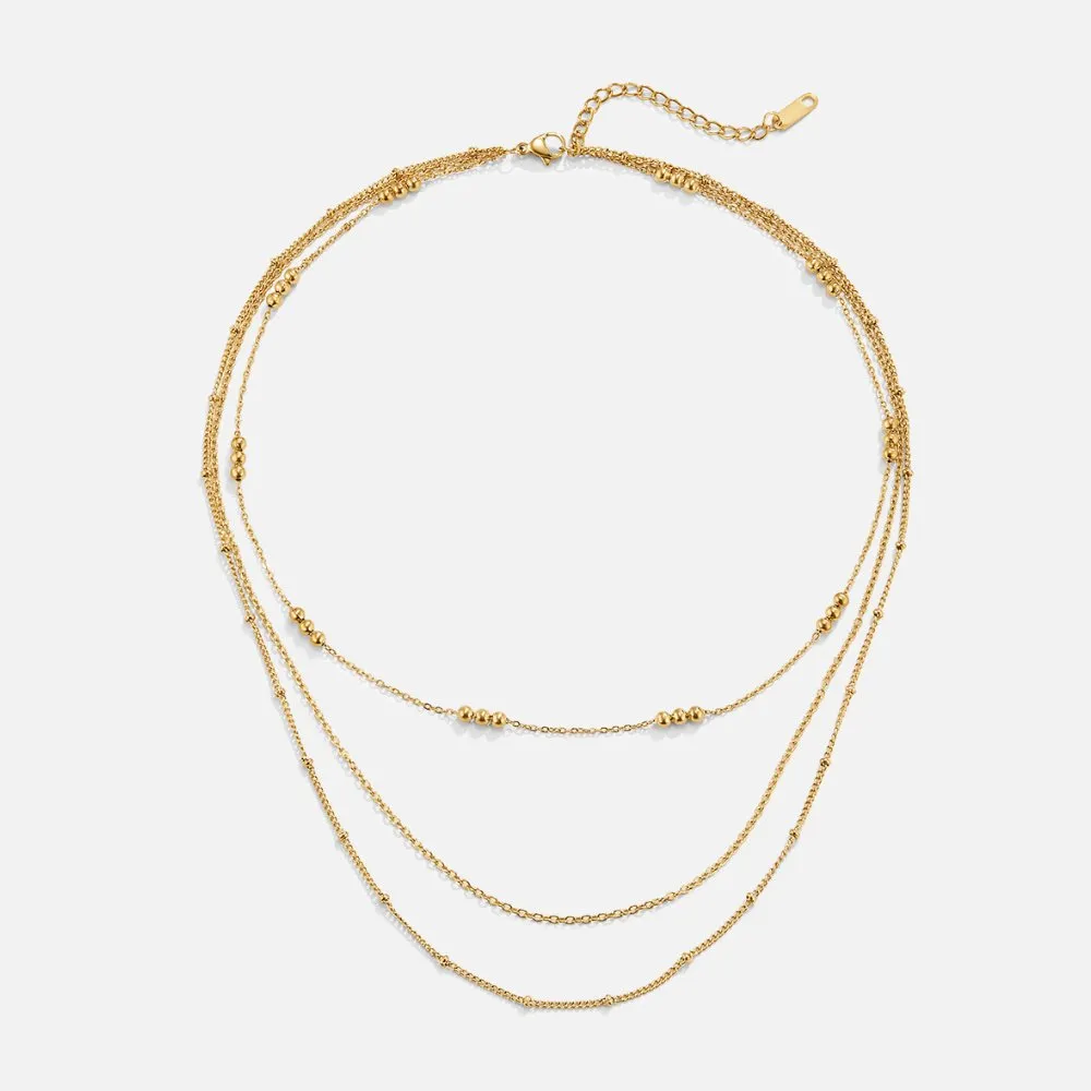 Tessa Triple Layered Necklace