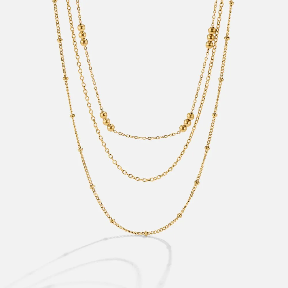 Tessa Triple Layered Necklace