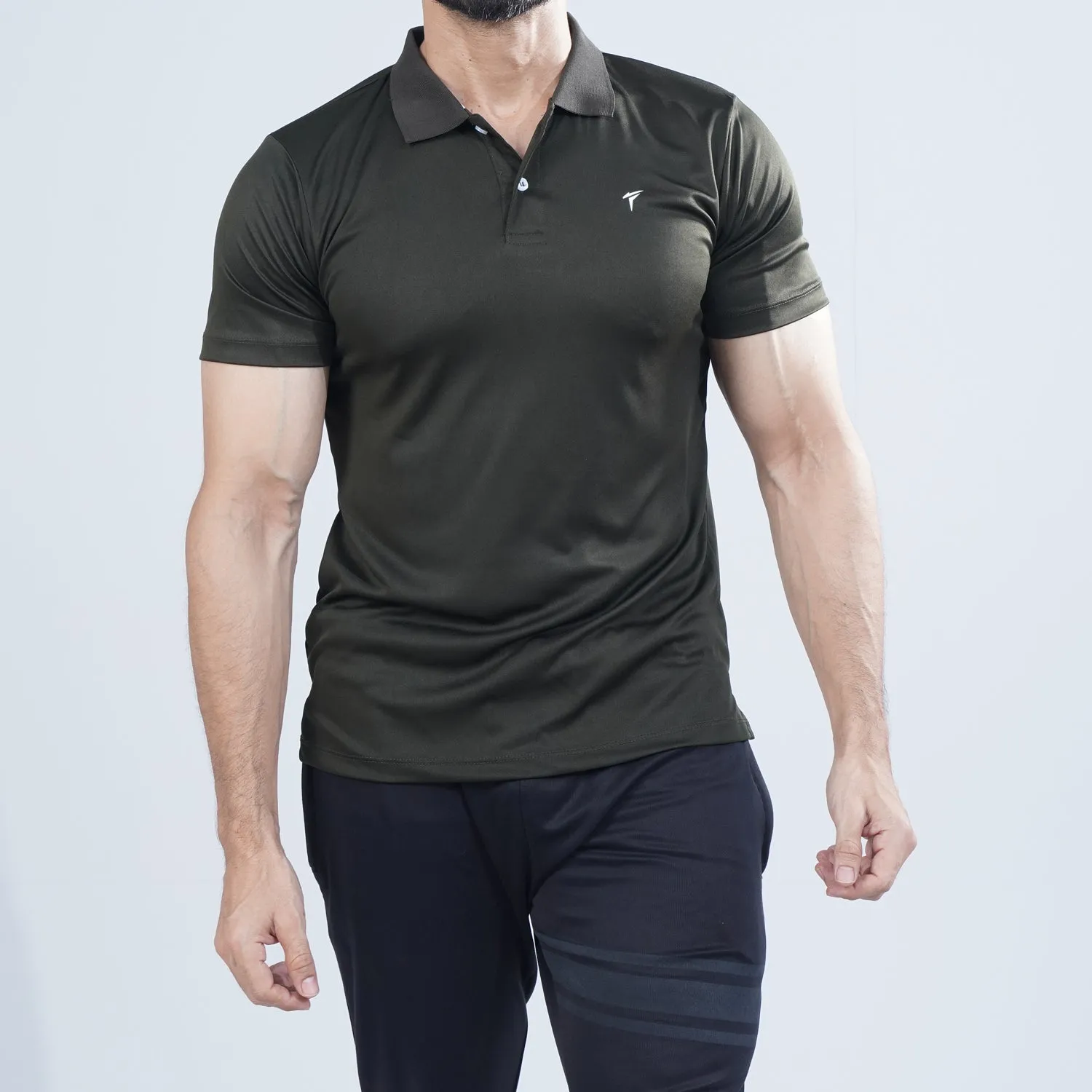 Tf-Olive Premium Polo Tee