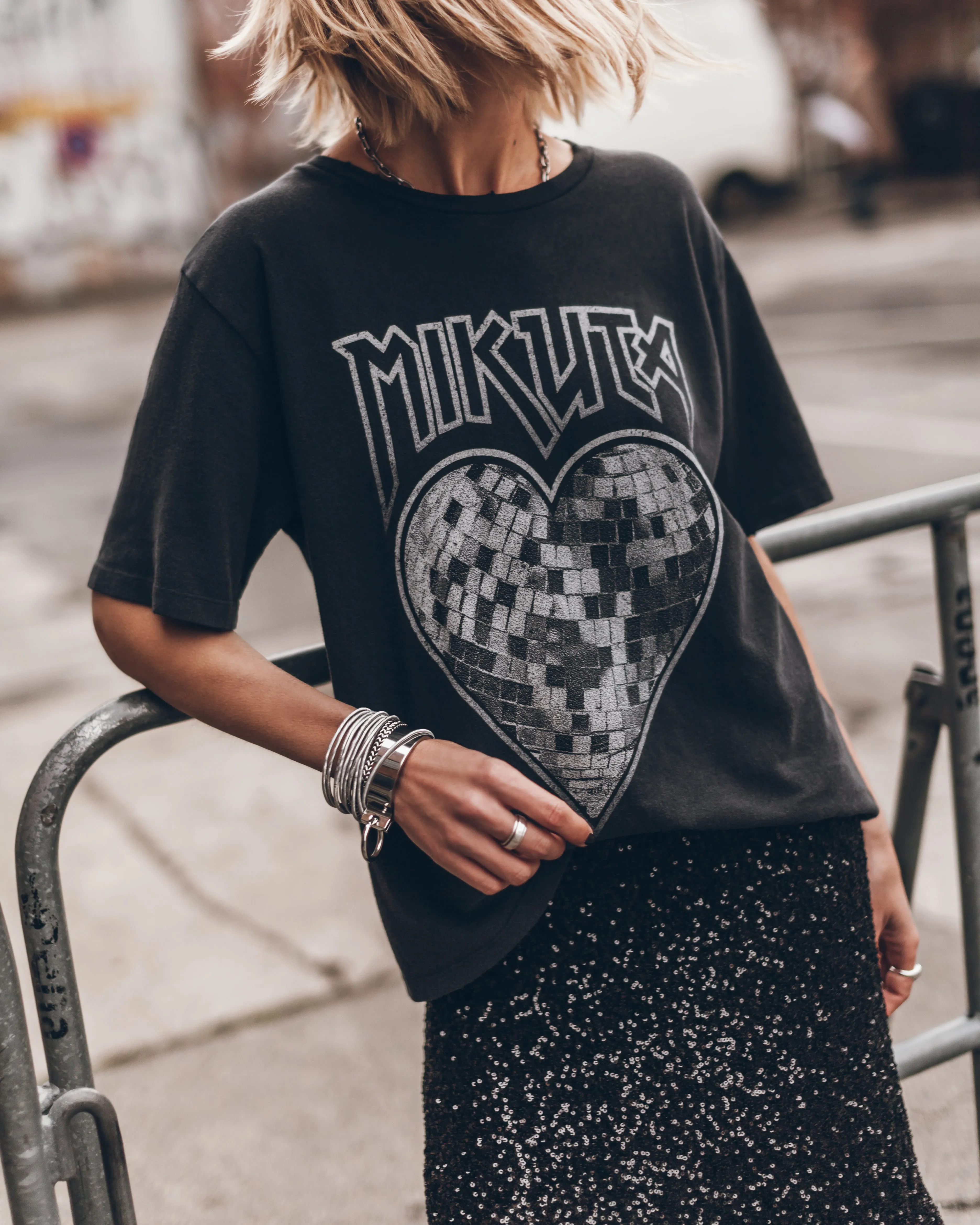 The Dark Disco Heart Vintage T-Shirt