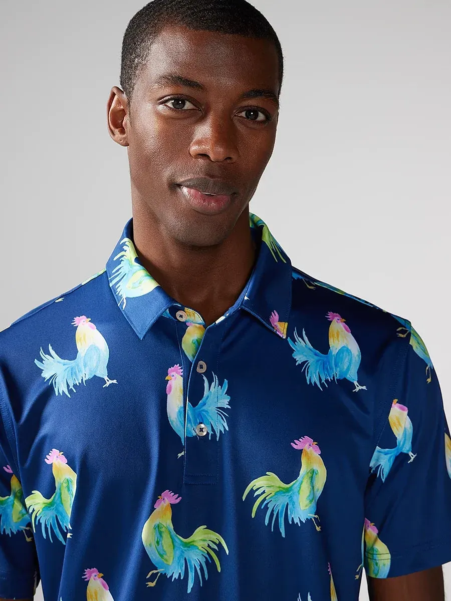 The Fowl Play- Perf. Polo Blue- Chubbies