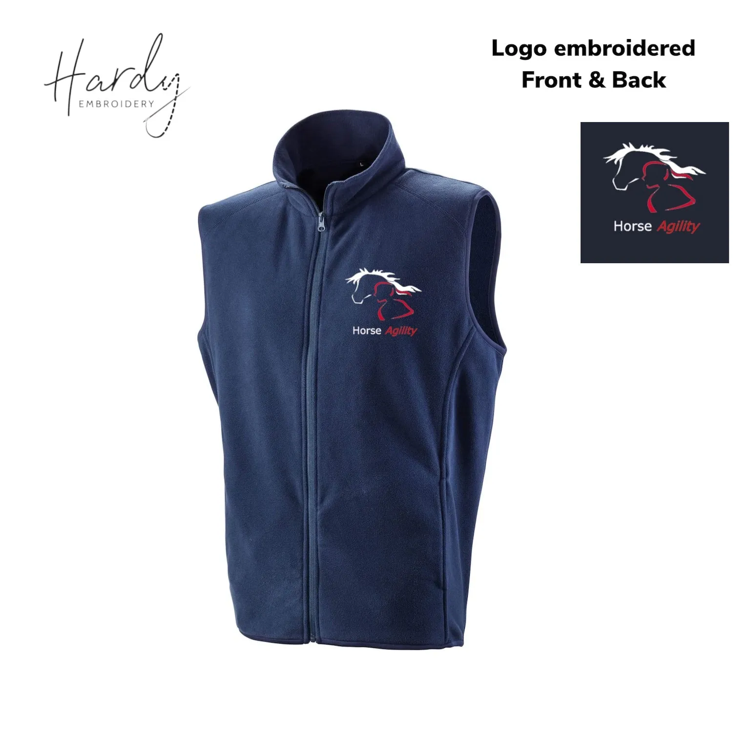 The International Horse Agility Club Fleece Gilet