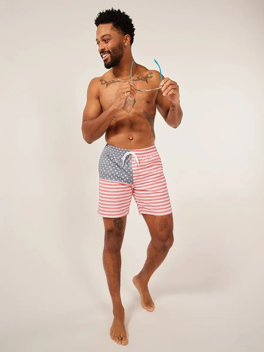 The Mericas 7" (Faded Classic Swim Trunk)