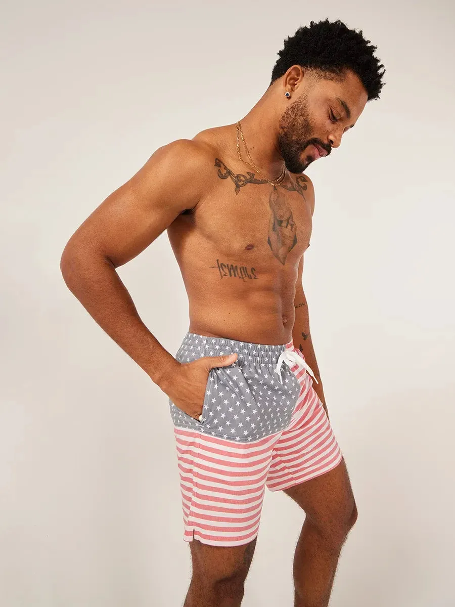 The Mericas 7" (Faded Classic Swim Trunk)