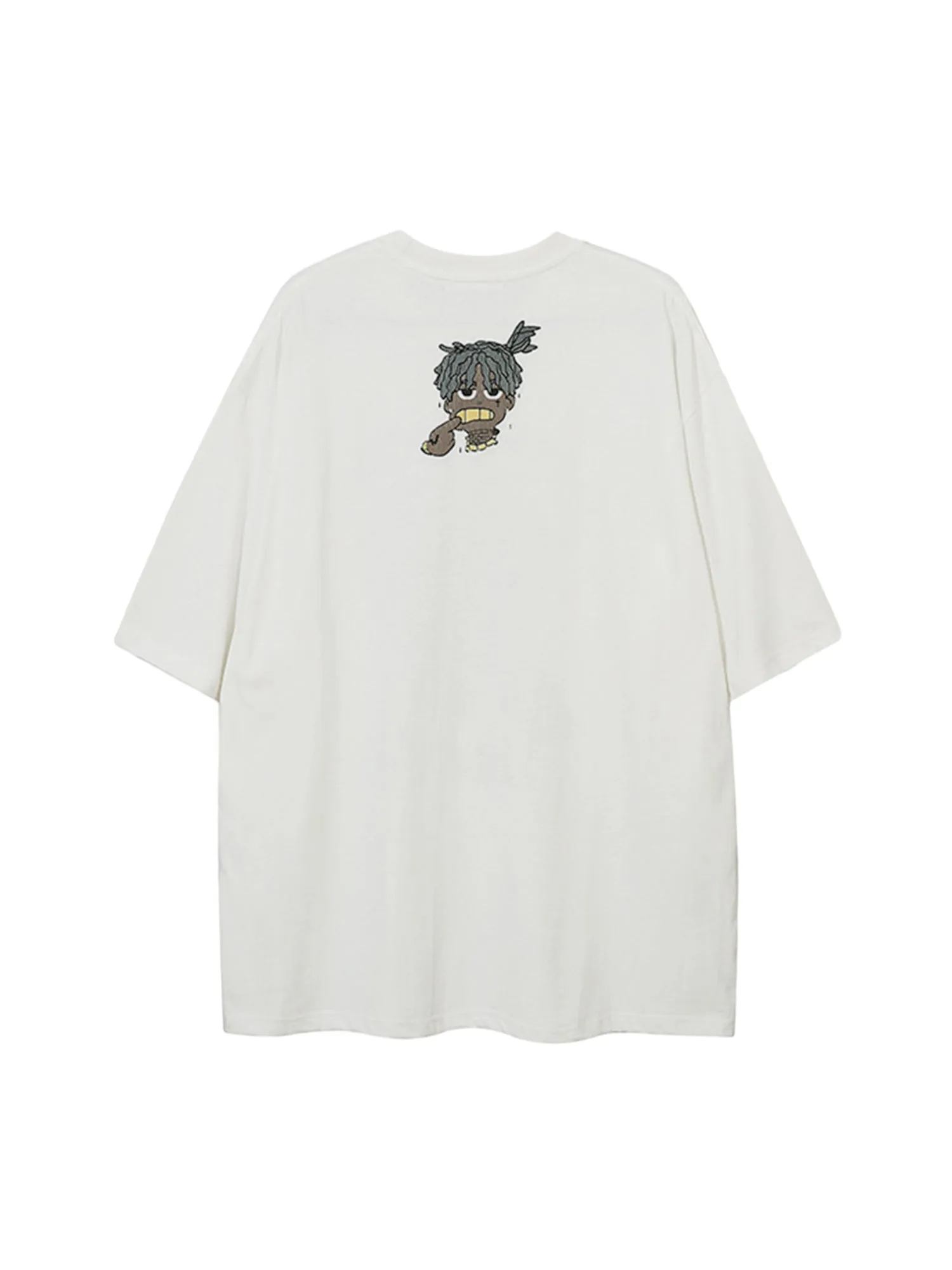 Thesupermade Cartoon Foam Loose T-Shirt