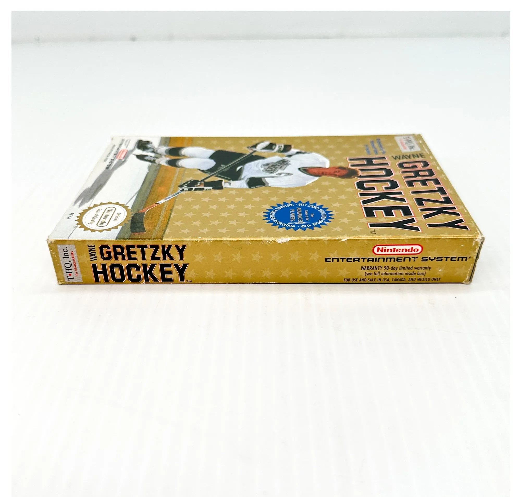 Wayne Gretzky Hockey - NES Game - Complete In Box - White Jersey - Great Condition!