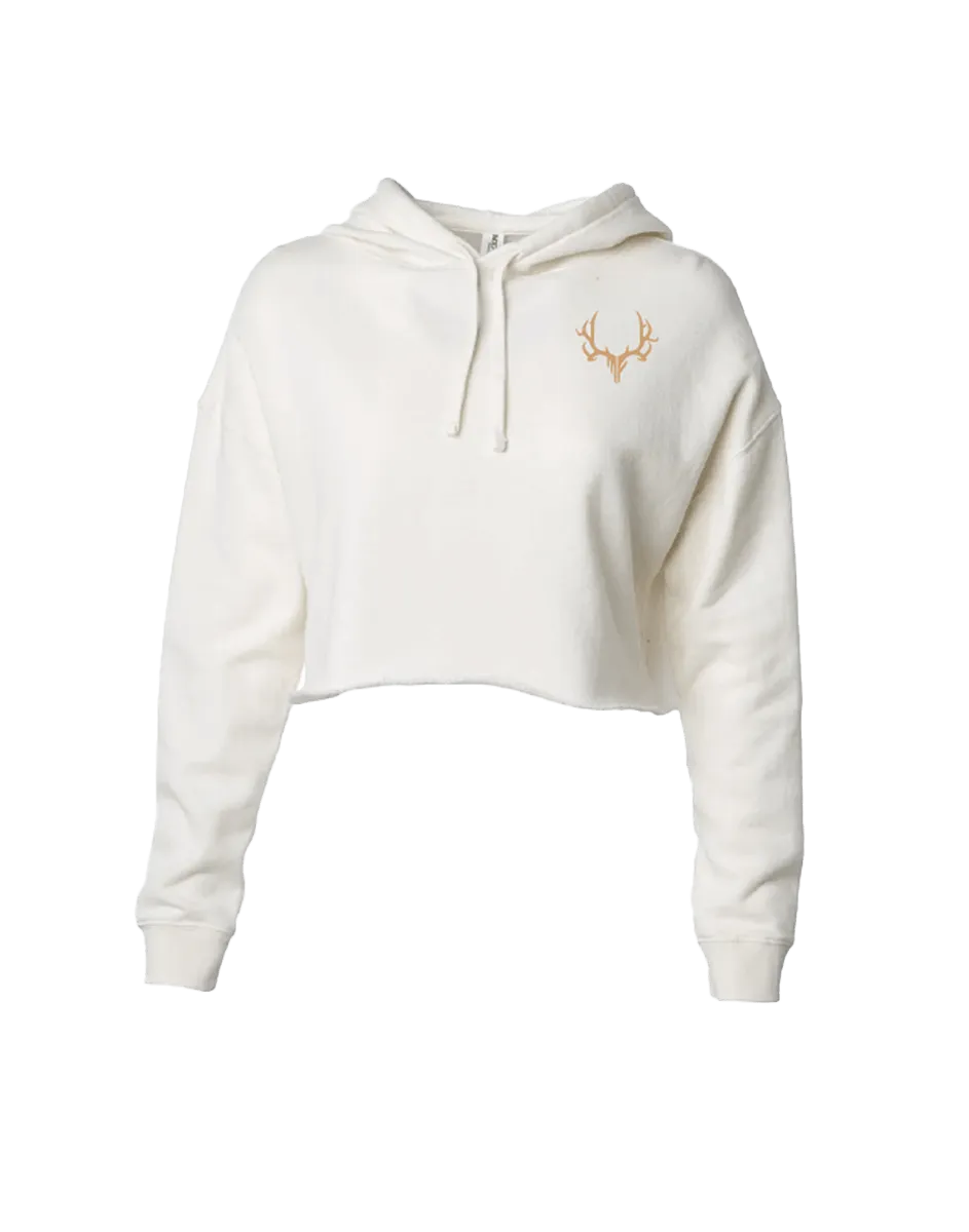 Womens Logo Crop Hoodie