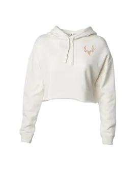 Womens Logo Crop Hoodie