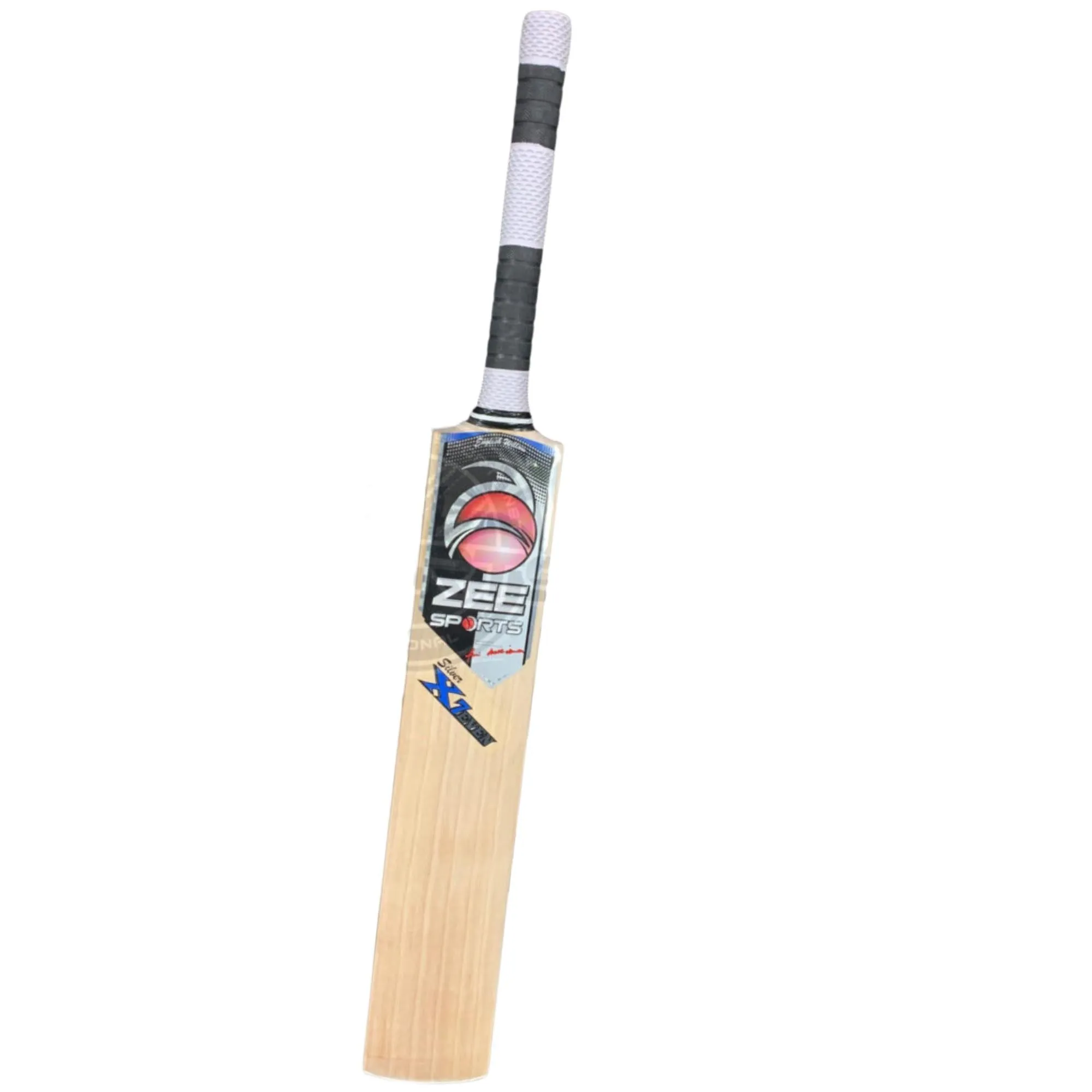 Zee Sports Cricket Bat Silver X7even  Recomended by Sir Alvin Kallicharan